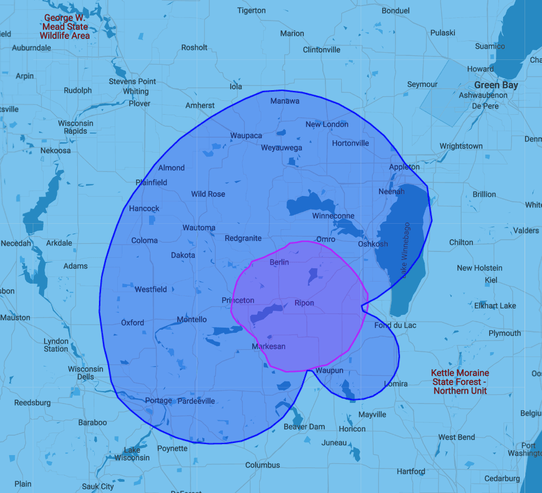 WRPN Coverage Map