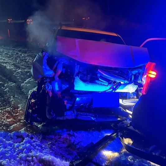Waupaca County Deputy’s Squad Hit During Accident Response