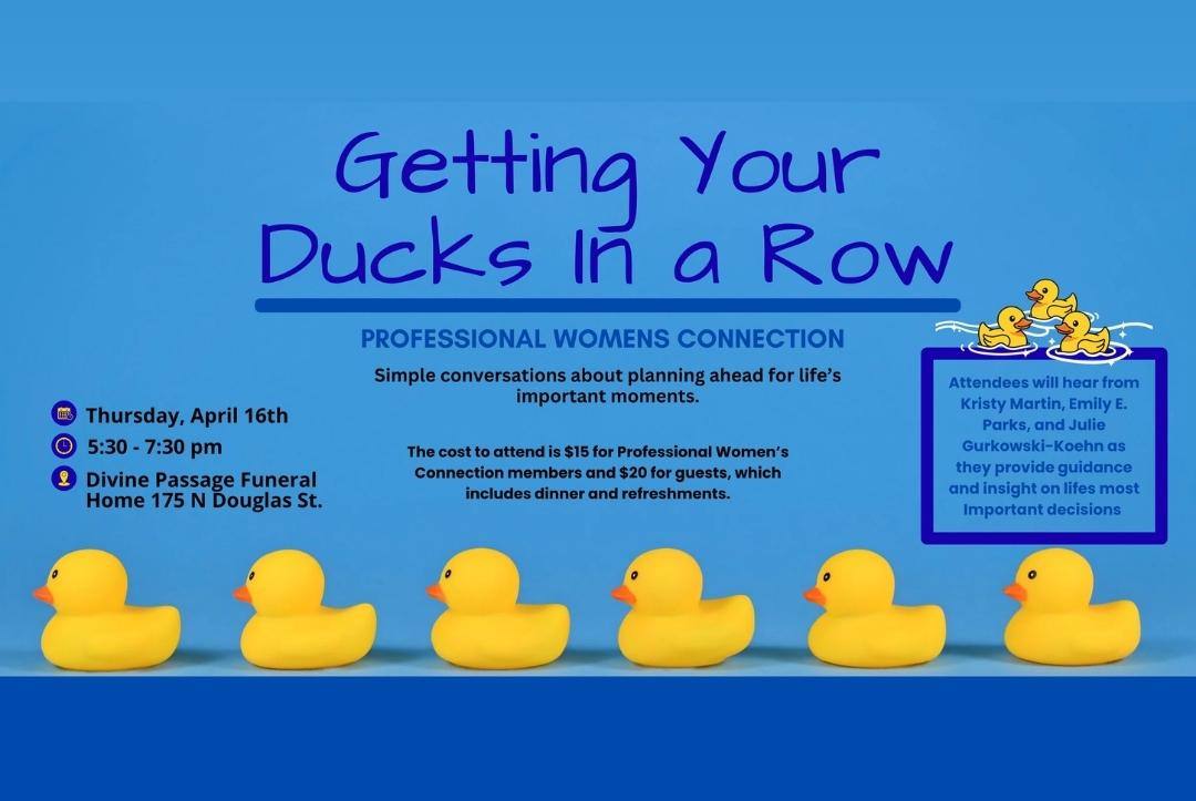 Getting Your Ducks in a Row